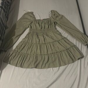 Sage green dress